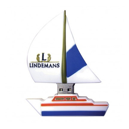 maßgefertigten USB-Stick  in Form eines Segelschiffes - Topgiving